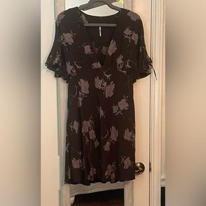 Free people plunge mini dress